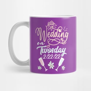 Twosday Wedding on Twosday 2s Day Bachelors & Bachelorettes Mug